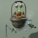 Alien gets a cockpit