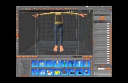 The 3DUniverse Toon Generation Figure in Carrara