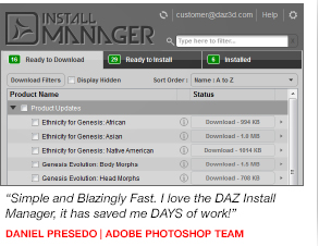 New DAZ Install Manager and Carrara 8.5 benefits *UPDATED*