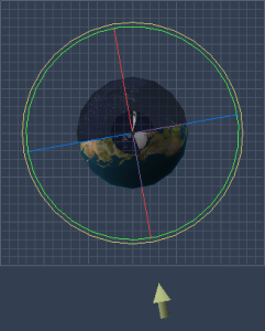 the Distant Light's hotpoint aligned with the planet